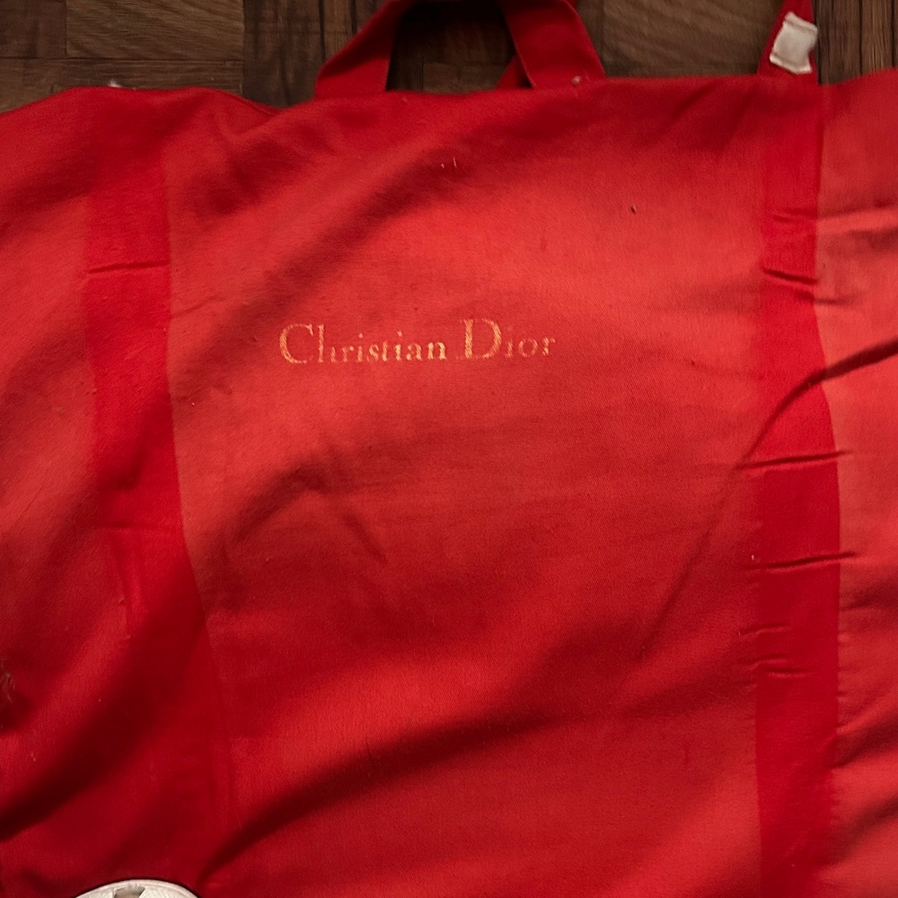 Dior Scarlet Red Garment Bag